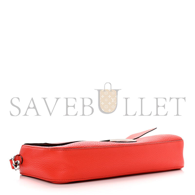 F**di cuoio romano selleria large baguette papavero (32*18*6cm)